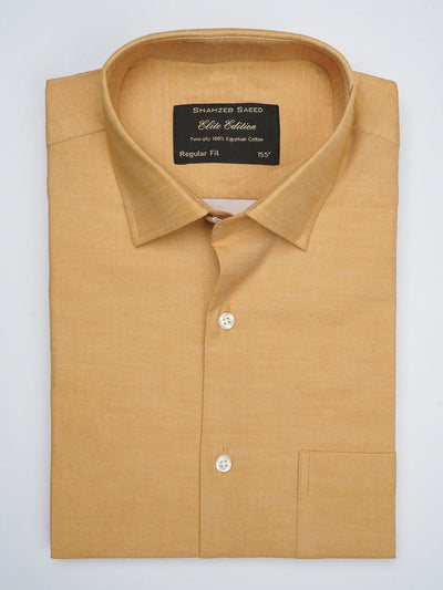 Mustard Self, Elite Edition, French Collar Men’s Formal Shirt (FS-715)