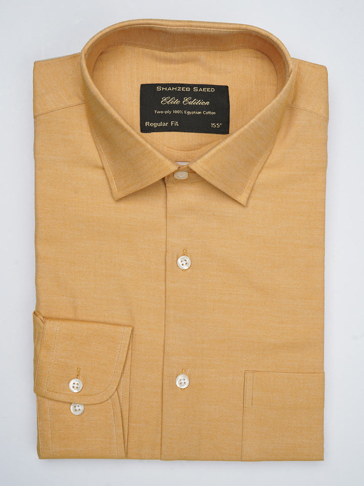 Mustard Self, Elite Edition, French Collar Men’s Formal Shirt (FS-715)