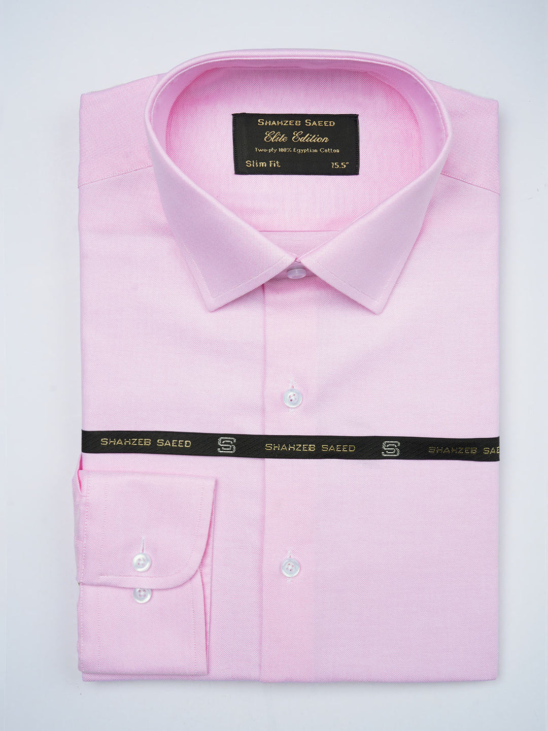 Light Pink Plain, Elite Edition, French Collar Men’s Formal Shirt (FS-726)