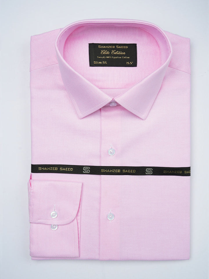 Light Pink Plain, Elite Edition, French Collar Men’s Formal Shirt (FS-726)