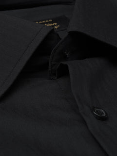 Black Plain, Elite Edition, French Collar Men’s Formal Shirt (FS-732)