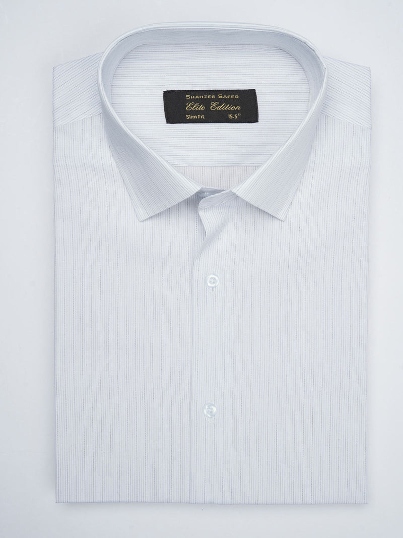 Multi Color Striped, Elite Edition, French Collar Men’s Formal Shirt (FS-773)