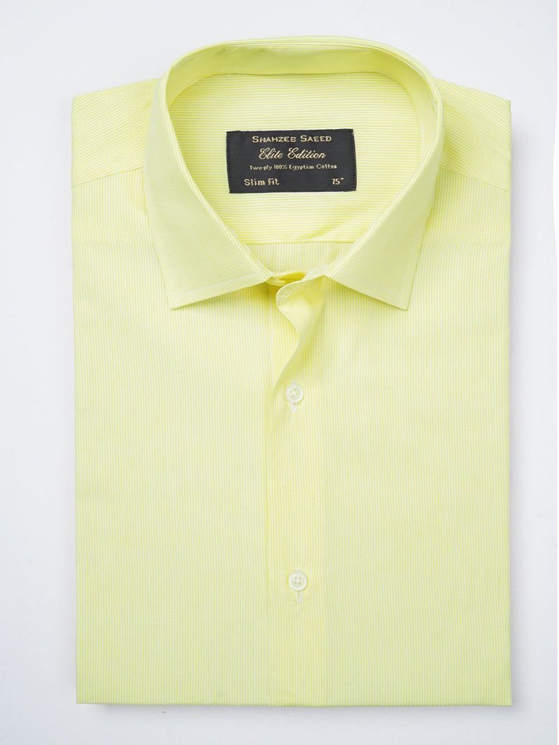 Yellow Plain, Elite Edition, French Collar Men’s Formal Shirt (FS-790)