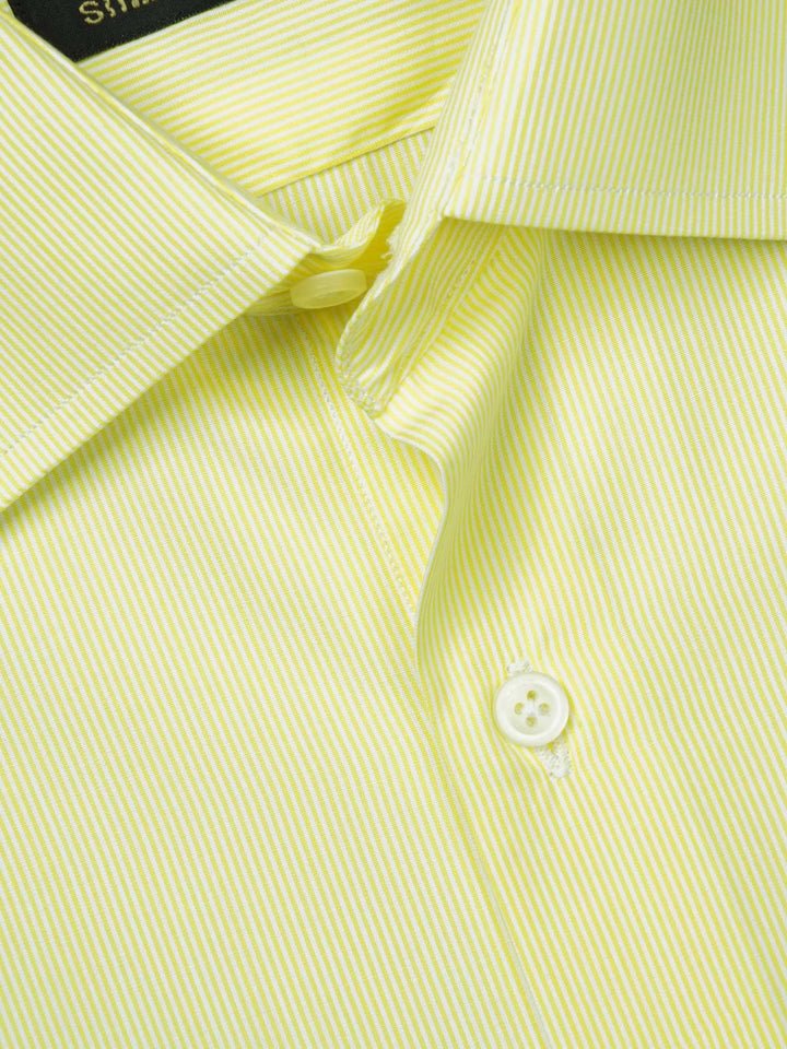 Yellow Plain, Elite Edition, French Collar Men’s Formal Shirt (FS-790)