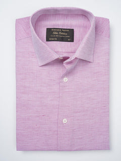 Purple Self Striped, Elite Edition, French Collar Men’s Formal Shirt (FS-798)