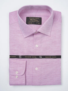 Purple Self Striped, Elite Edition, French Collar Men’s Formal Shirt (FS-798)