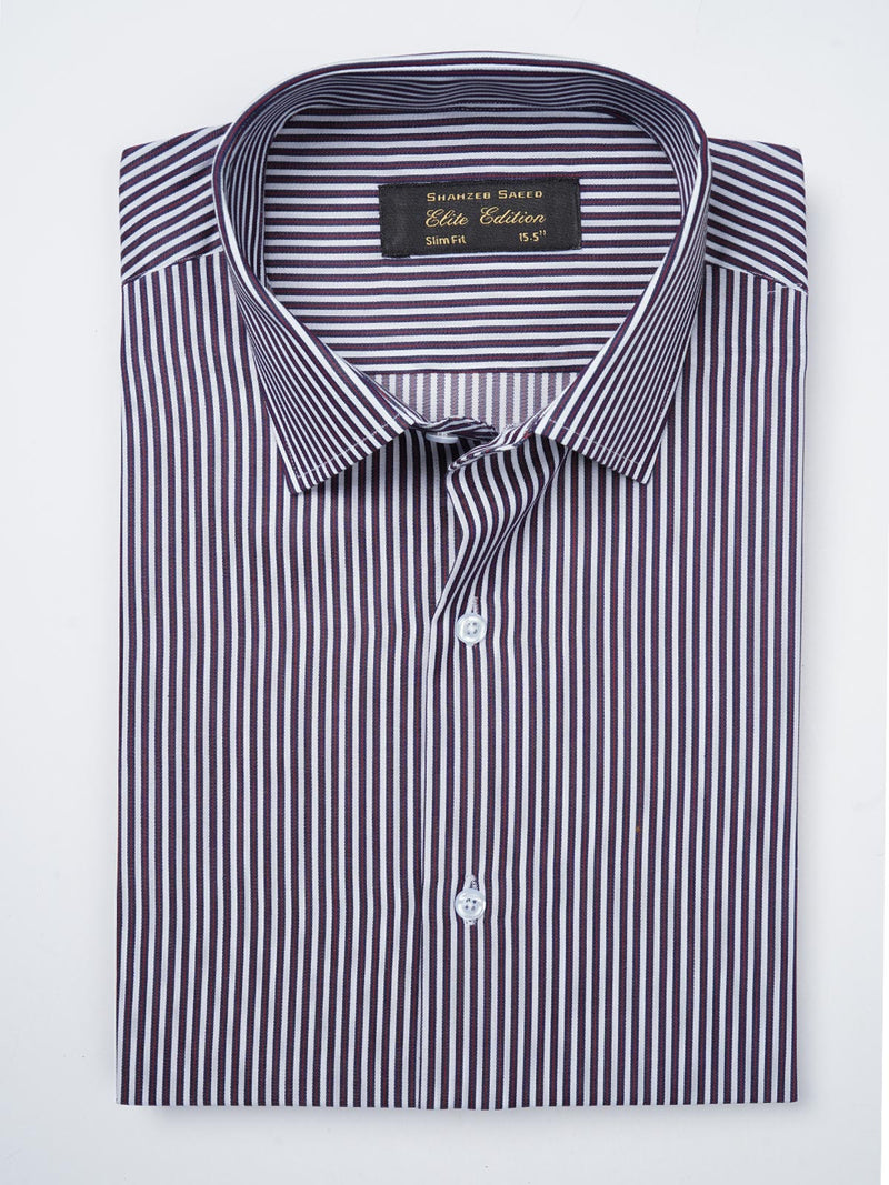 Multi Color Striped, Elite Edition, French Collar Men’s Formal Shirt (FS-805)