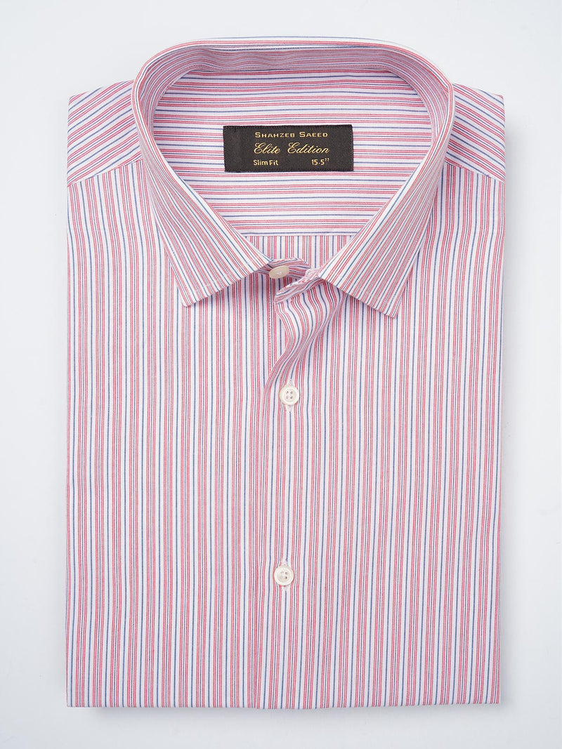 Multi Color Striped, Elite Edition, French Collar Men’s Formal Shirt (FS-811)