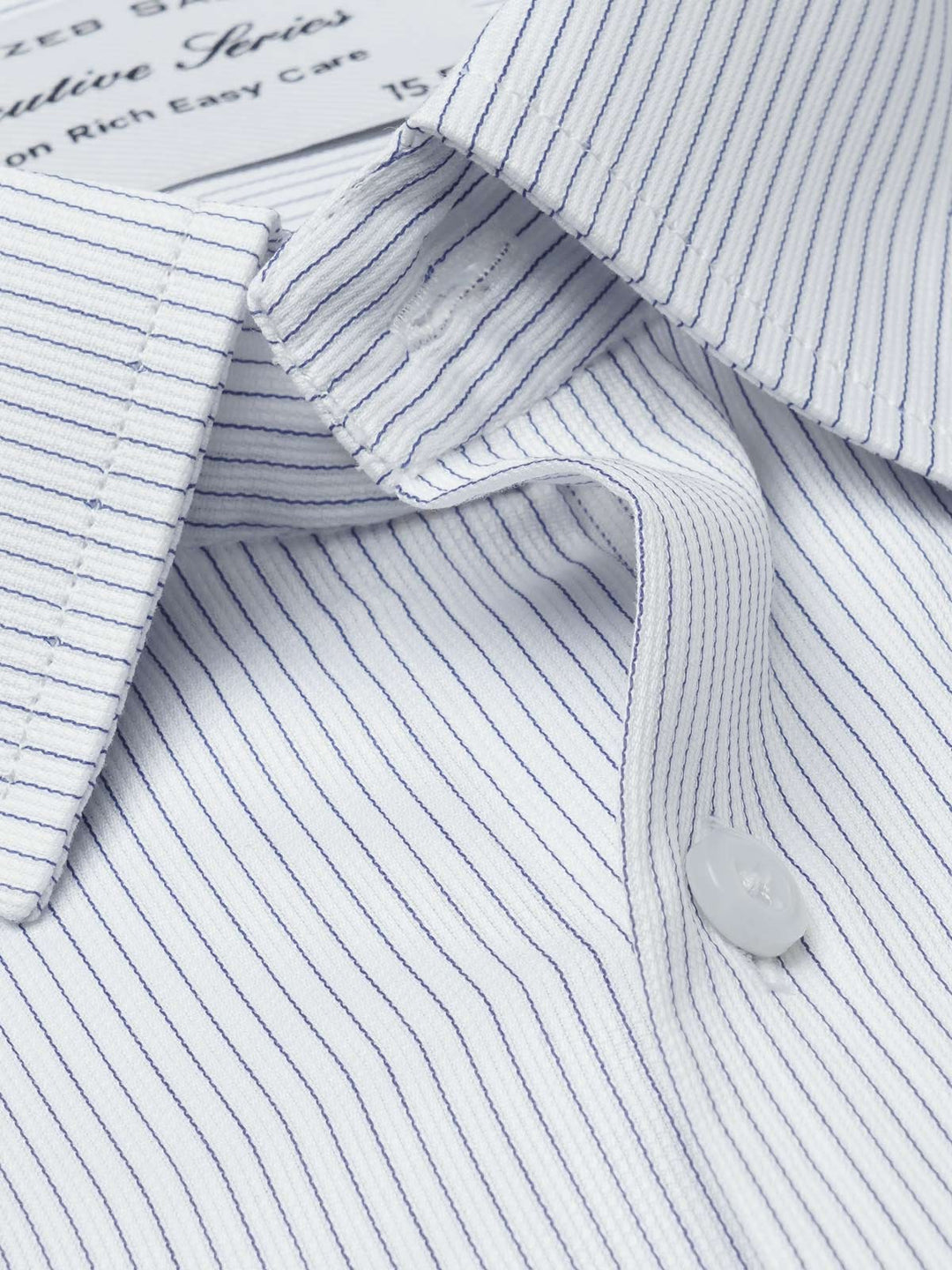 Blue Self Striped, Executive Series, French Collar Men’s Formal Shirt (FS-829)