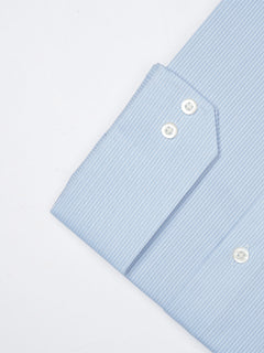 Blue Self Striped, Executive Series, French Collar Men’s Formal Shirt (FS-830)