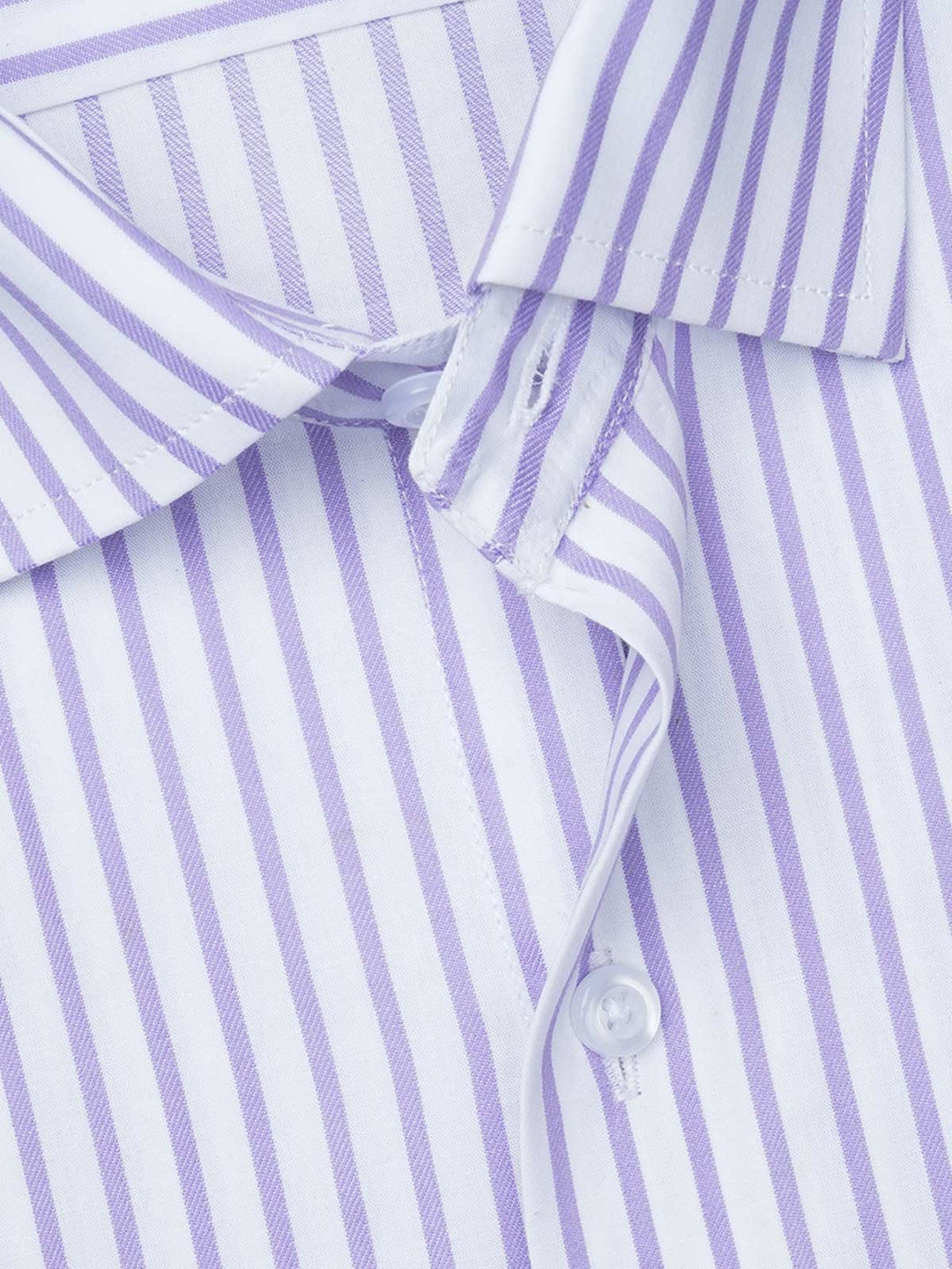 Purple & White Striped, Elite Edition, French Collar Men’s Formal Shirt (FS-837)