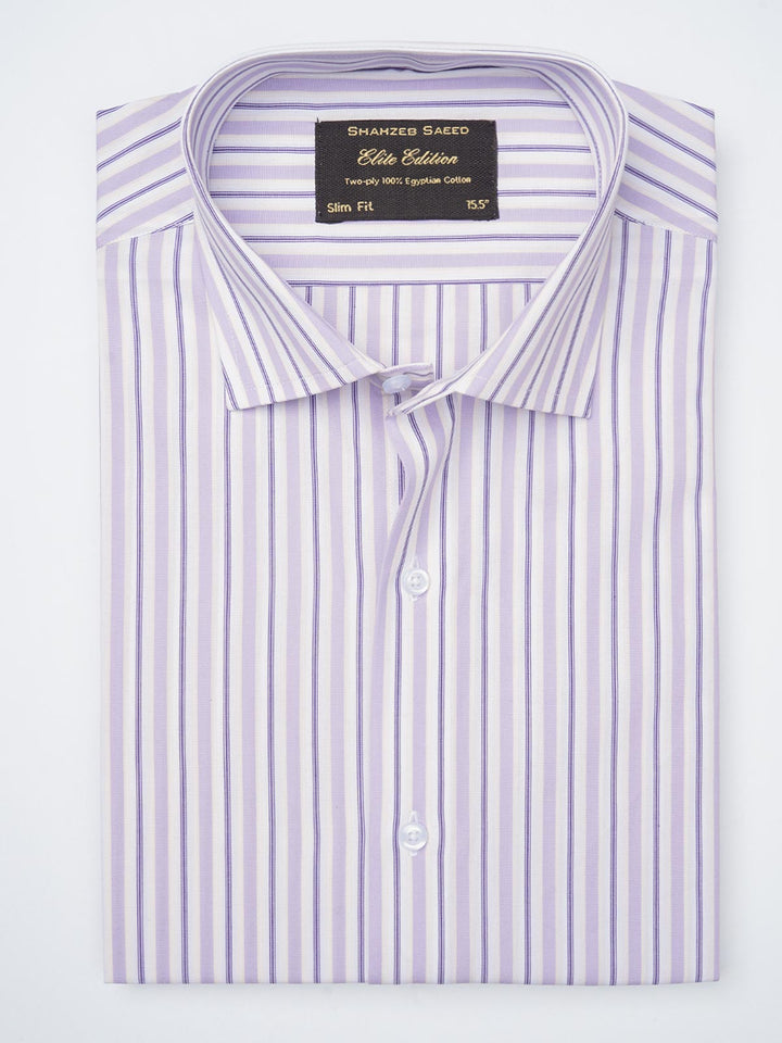 Multi Color Striped, Elite Edition, French Collar Men’s Formal Shirt (FS-838)