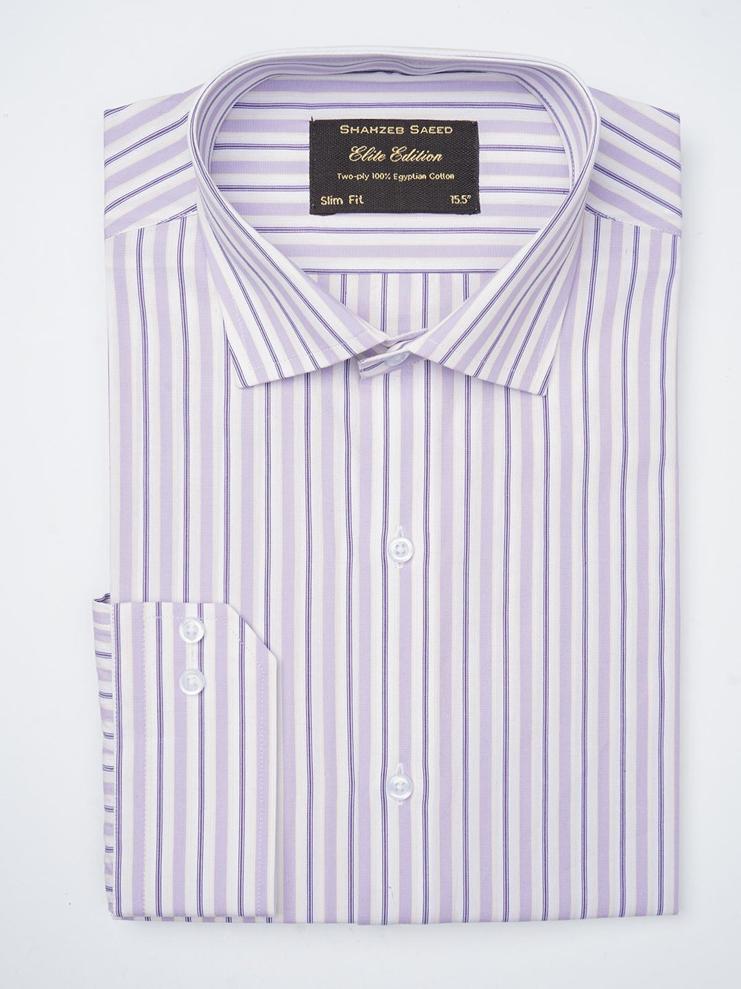 Multi Color Striped, Elite Edition, French Collar Men’s Formal Shirt (FS-838)