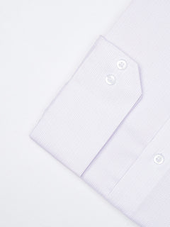 Light Purple Self Striped, Executive Series, French Collar Men’s Formal Shirt (FS-839)