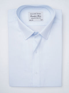 Sky Blue Self, Executive Series,French Collar Men’s Formal Shirt  (FS-846)