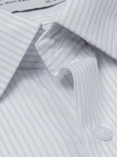 Multi Color Self Striped, Executive Series,French Collar Men’s Formal Shirt  (FS-853)