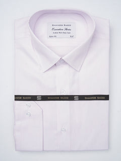 Light Pink Self Striped, Executive Series, French Collar Men’s Formal Shirt (FS-864)