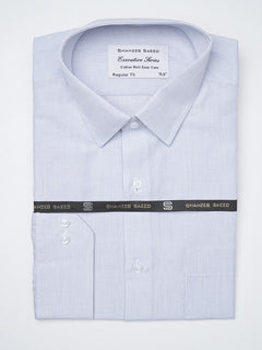 Blue Self Striped, Executive Series, Spread Collar Men’s Formal Shirt  (FS-873)