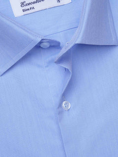 Light Blue Self, Executive Series, French Collar Men’s Formal Shirt (FS-896)