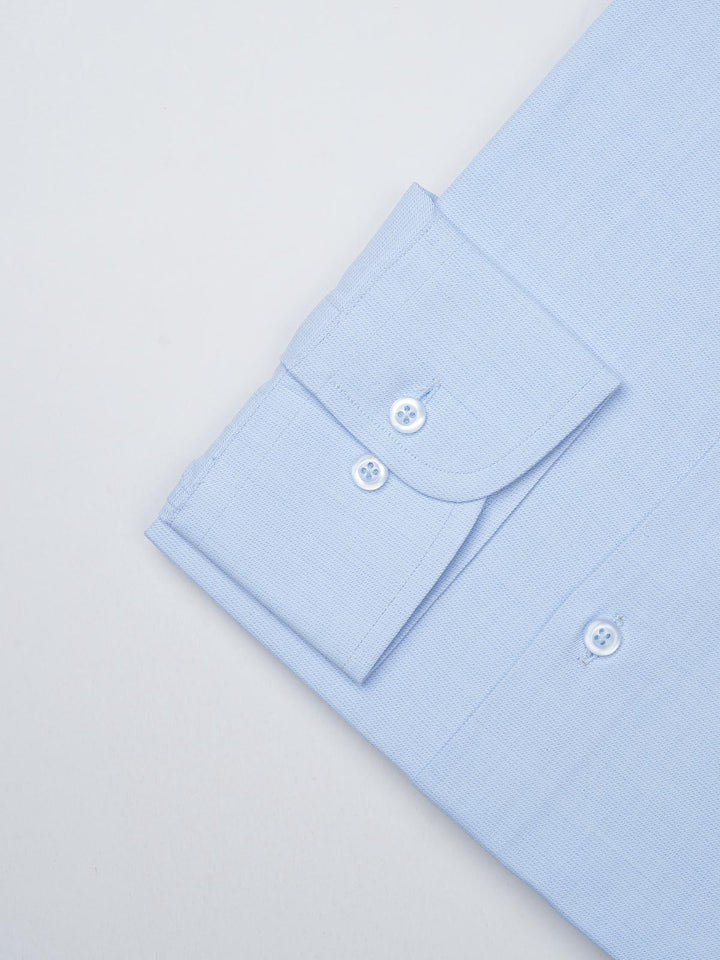 Light Blue Self, Executive Series, French Collar Men’s Formal Shirt (FS-897)