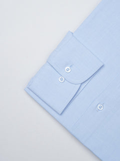 Light Blue Self, Executive Series, French Collar Men’s Formal Shirt (FS-897)