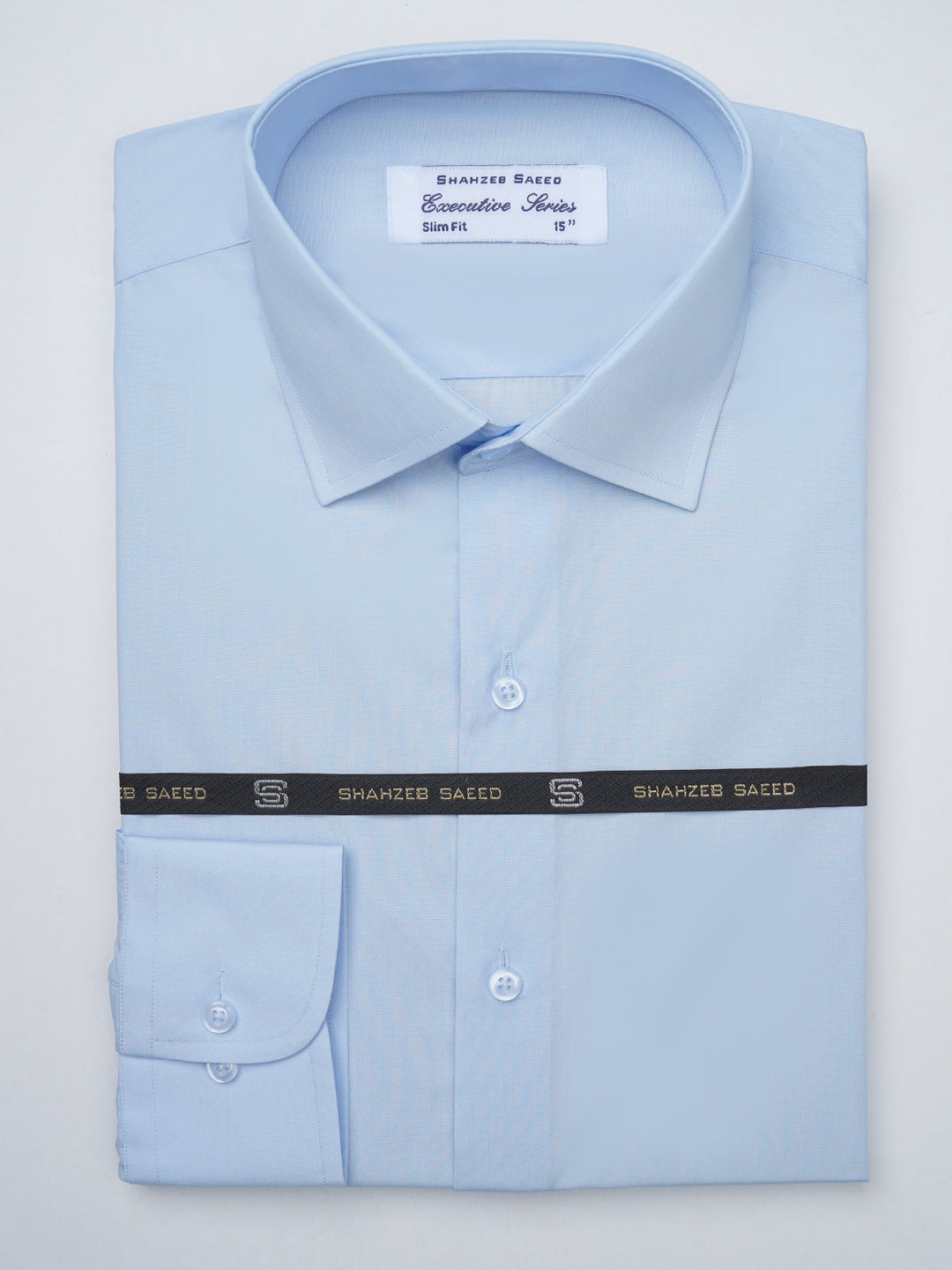 Light Blue Self, Executive Series, French Collar Men’s Formal Shirt (FS-898)