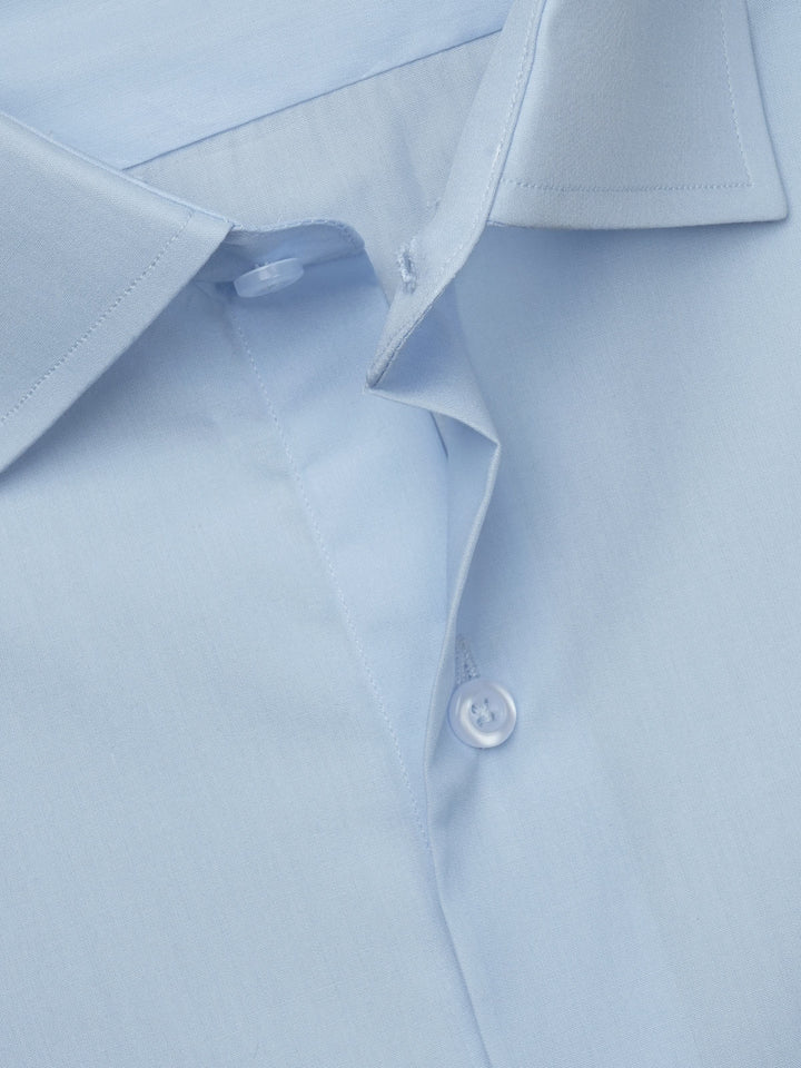 Light Blue Self, Executive Series, French Collar Men’s Formal Shirt (FS-898)