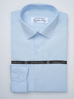 Light Blue Plain, Executive Series, French Collar Men’s Formal Shirt (FS-899)