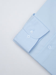 Light Blue Plain, Executive Series, French Collar Men’s Formal Shirt (FS-899)