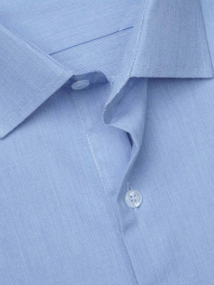 Light Blue Self, Executive Series, French Collar Men’s Formal Shirt (FS-901)