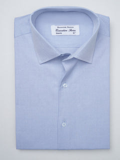 Light Blue Self, Executive Series, French Collar Men’s Formal Shirt (FS-904)