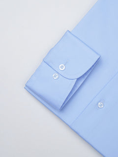 Light Blue Self, Executive Series, French Collar Men’s Formal Shirt (FS-906)