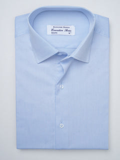 Light Blue Self, Executive Series, French Collar Men’s Formal Shirt (FS-908)