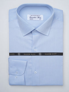 Light Blue Self, Executive Series, French Collar Men’s Formal Shirt (FS-908)