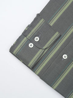 Multi Color Striped, Elite Edition, French Collar Men’s Formal Shirt (FS-919)