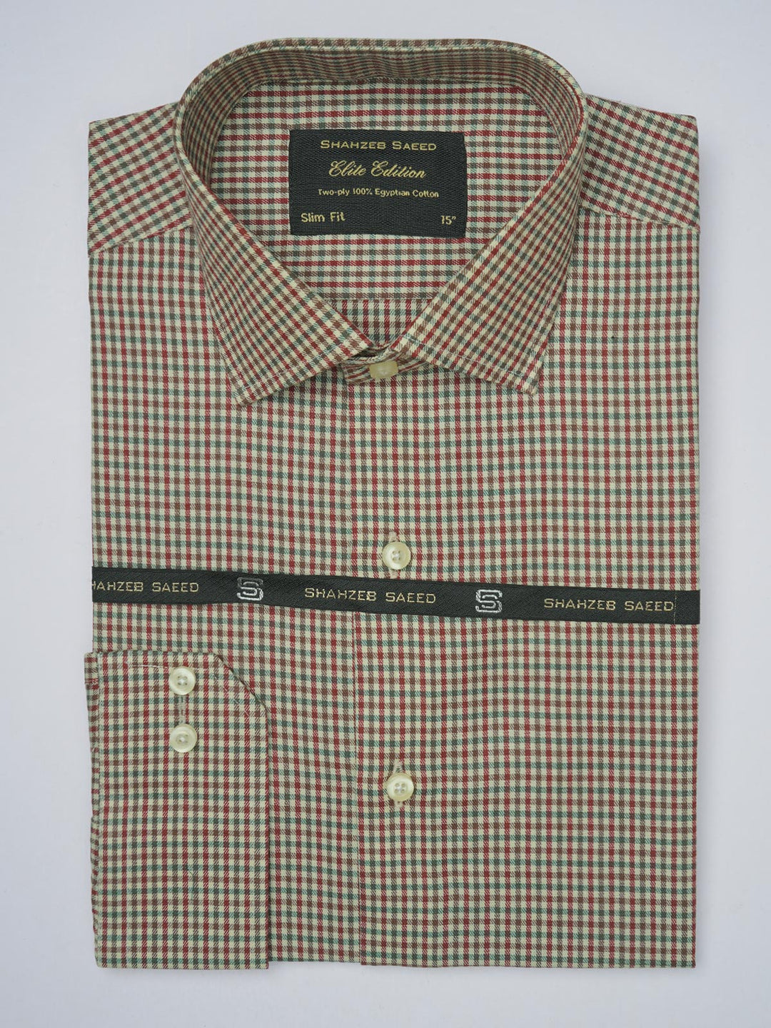 Multi Color Checkered, Elite Edition, French Collar Men’s Formal Shirt (FS-920)