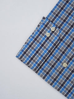 Multi Color Checkered, Elite Edition, French Collar Men’s Formal Shirt (FS-921)