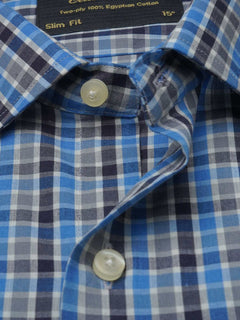 Multi Color Checkered, Elite Edition, French Collar Men’s Formal Shirt (FS-921)