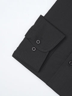 Black Plain, Elite Edition, French Collar Men’s Formal Shirt (FS-948)