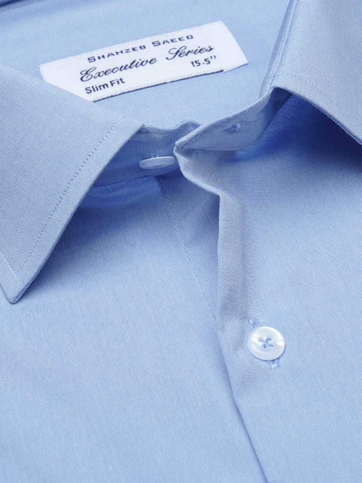 Blue Plain, Executive Series, French Collar Men’s Formal Shirt  (FS-955)