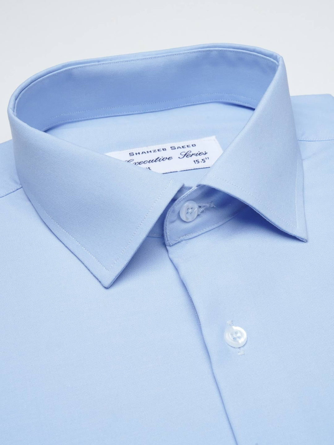 Light Blue Plain, Executive Series, French  Collar Men’s Formal Shirt  (FS-959)