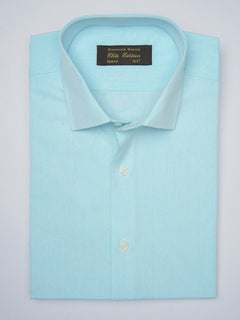 Sky Blue Self, Elite Edition, French Collar Men’s Formal Shirt (FS-992)