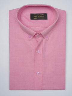 Pink Self, Elite Edition, Button Down Men’s Formal Shirt (FS-994)