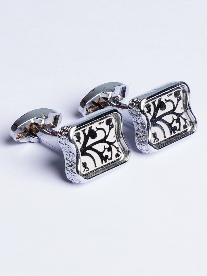 Fancy Silver Cufflink (CUFFLINK-482)