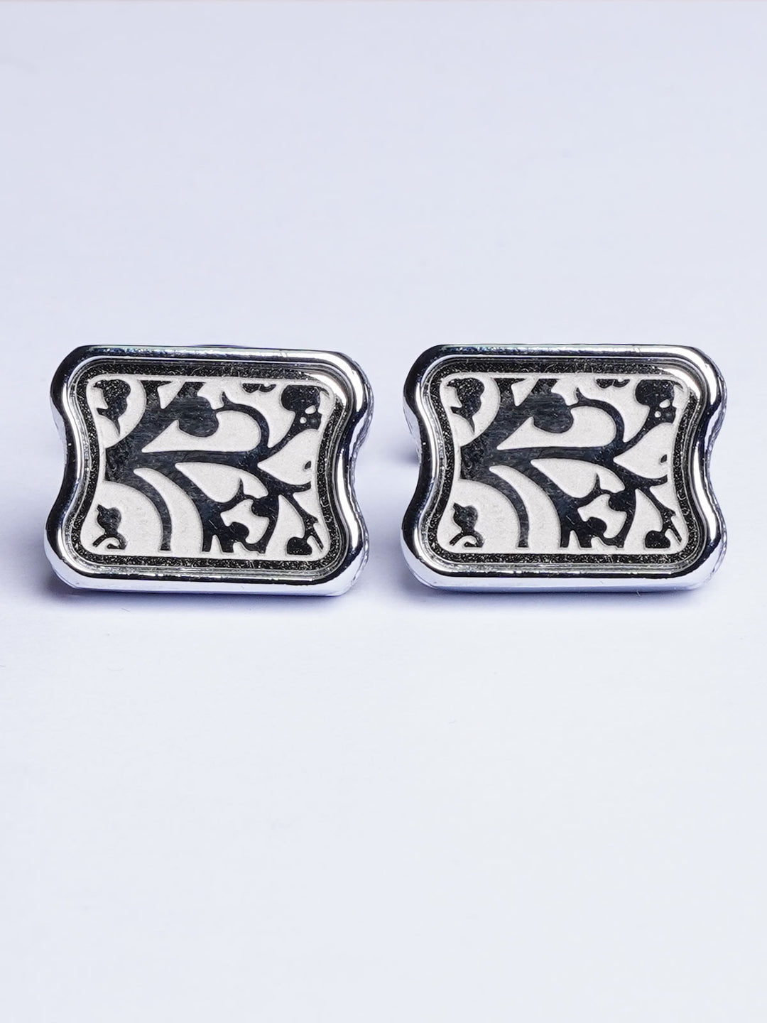 Fancy Silver Cufflink (CUFFLINK-482)