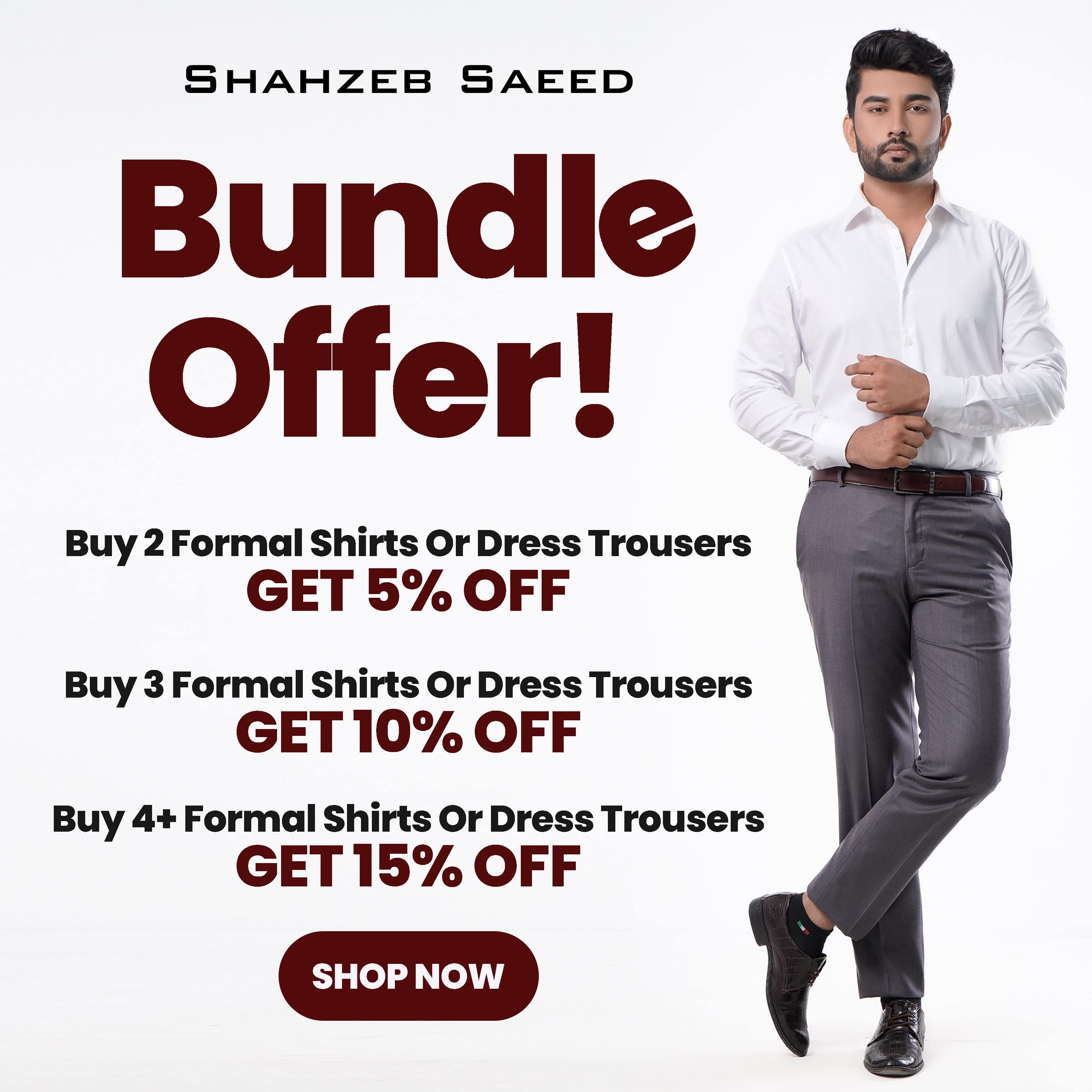 Men Elegant Shirt and Trouser for Office Wear Mens Formal Shirt