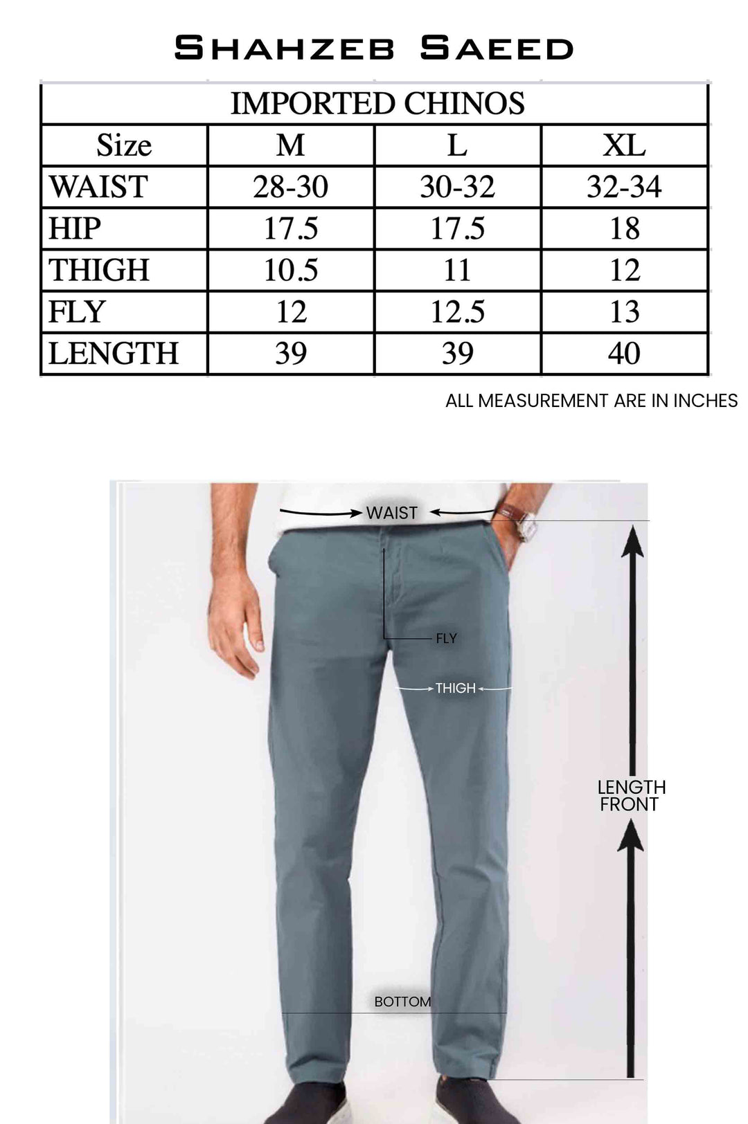 Stone Self Imported Cotton Chino Pant-45