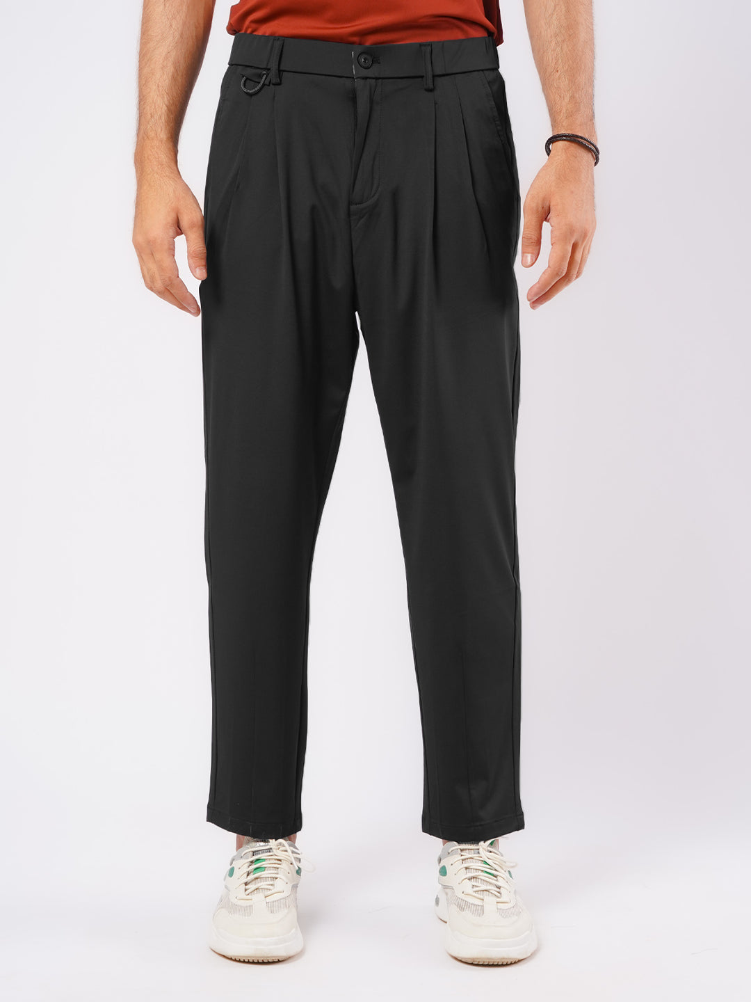 Black Relaxed-fit Korean Pant (LT-31)