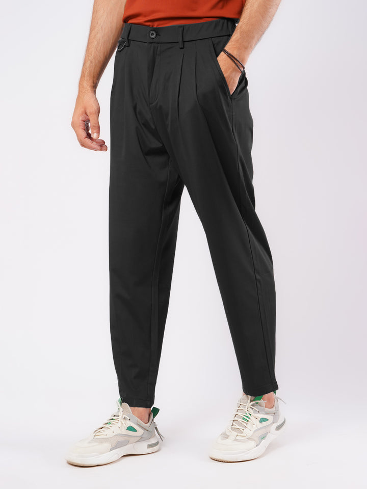 Black Relaxed-fit Korean Pant (LT-31)