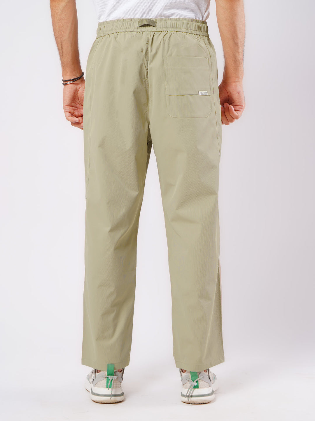 Light Khaki Relaxed-fit Korean Cargo Pant (LT-36)